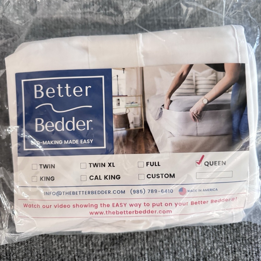 Lori Greiner Better Bedder Headband For Bed Sheets Bed Making Made Easy QUEEN